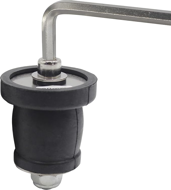 Expandable Mechanical Seal Cleanout Pipe Plug, Sewer Cap Cover | 1-9/16" to 1-3/4" Rubber Expansion Scupper Plugs&Removable Stainless Steel Allen Wrench Handle, Winterizing Pool Boat Plugs