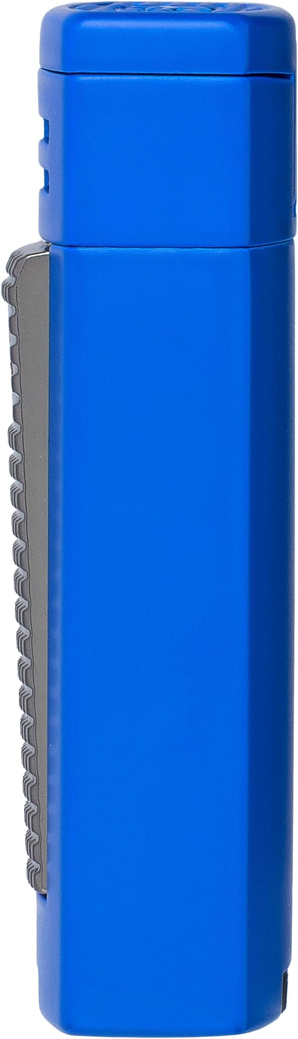 XIKAR® Ion Double-Jet Flame Cigar Lighter. with Textured Trigger Button and a Safety Mechanism. (Blue)
