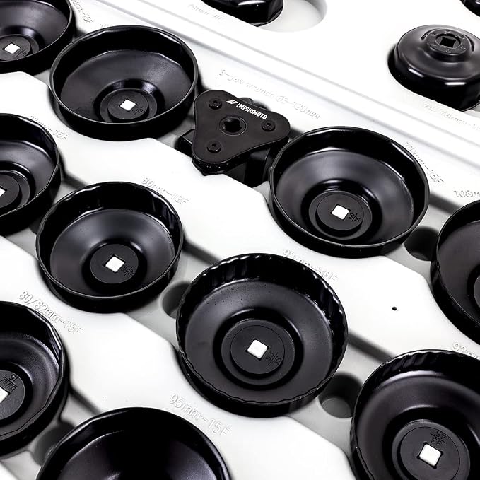 Mishimoto Cup Style Oil Filter Wrench Set, 30 Pieces