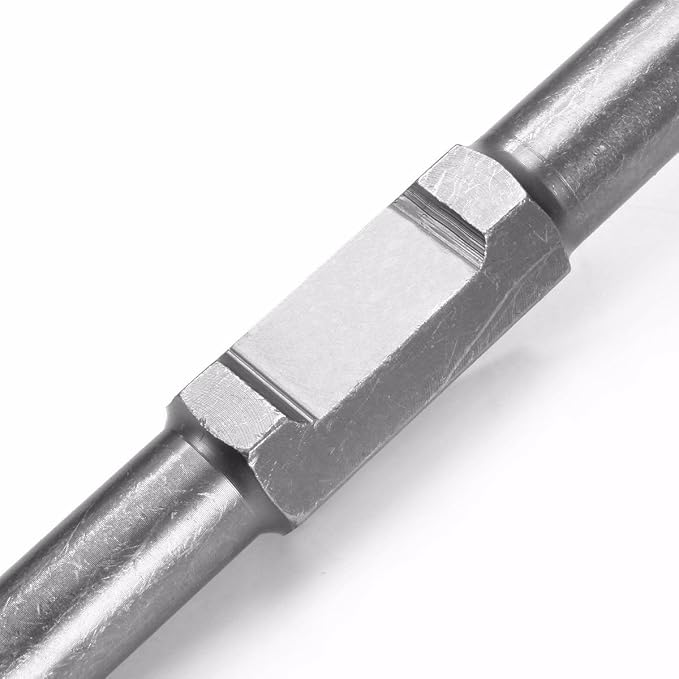 XtremepowerUS Hex Clay Spade Shovel Head Bit for Jack Hammer 1-1/8" for Electric Demolition Jack Hammer Construction Concrete Breaker Punch Drill Alloy Steel, Construction, Trenching, Landscaping