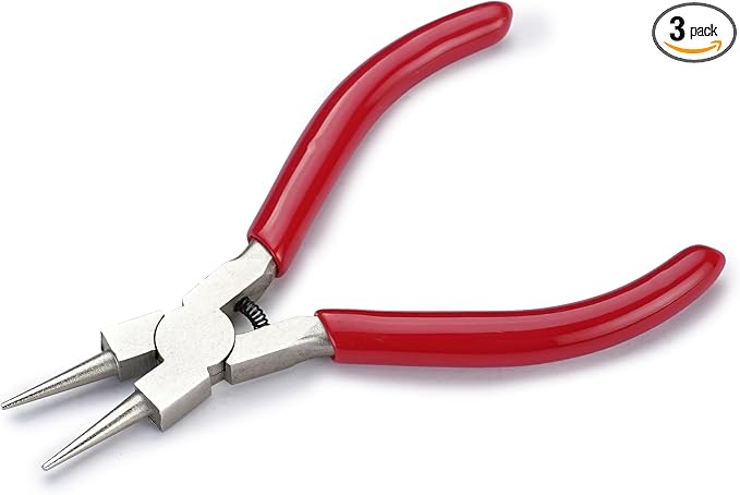 HURON Pliers Round Nose (1/3/10/25/100 pc) (3pc)