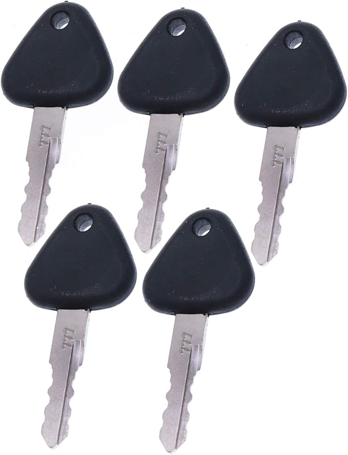 5PCS 777 Key for Volvo Excavator Grader Dozer Dumper Heavy Equipment Clark Samsung Excavator