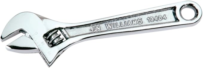 Williams 13424A Adjustable Wrench, 24-Inch, Chrome