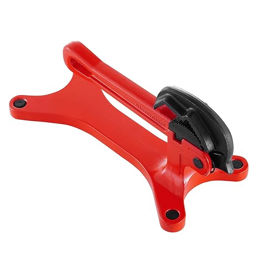 VEVOR Portable Pipe Vise, Lightweight Aluminum Pipe Vise with 1/8" to 1-1/2" Clamping Capacity, Ideal for Onsite Plumbing Installation, Repair, and Maintenance