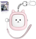 Safe Sound Personal Alarm, 130 dB Loud Siren Song Emergency Security Alarm Keychain with LED Light, Personal Sound Safety Siren for Women, Men, Children, Elderly(Pink)