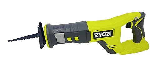 RYOBI ONE+ 18V Cordless Reciprocating Saw - 3,400 SPM Variable Speed, 1 in. Stroke Length, Tool Only (Battery Not Included) - PCL515B | Battery and Charger Sold Separately