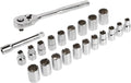 CRAFTSMAN Socket Set, Universal, 1/2 inch Drive, 19 Piece, Includes 72 Tooth Ratchet (CMMT12015)