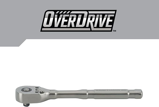 CRAFTSMAN OVERDRIVE 1/4" Drive 180T Pear Head Ratchet (CMMT82110)