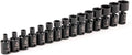 TEKTON 3/8 Inch Drive Universal Joint Impact Socket Set | SID97001 | 15-Piece, (1/4 - 1 in.), Shallow, 6-Point