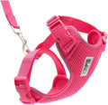 RC Pets Adventure Kitty Cat Harness | Adjustable Airmesh Vest with D-Ring and 6ft Leash for Walking and Travel | Azalea, Medium