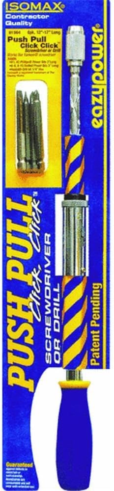 EAZYPOWER 81964 12" To 17", Push Pull Spiral Ratcheting Screwdriver