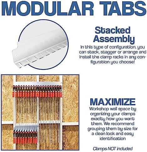 F-Style Clamp Modular 16 Inch Clamp Rack 3 Pack