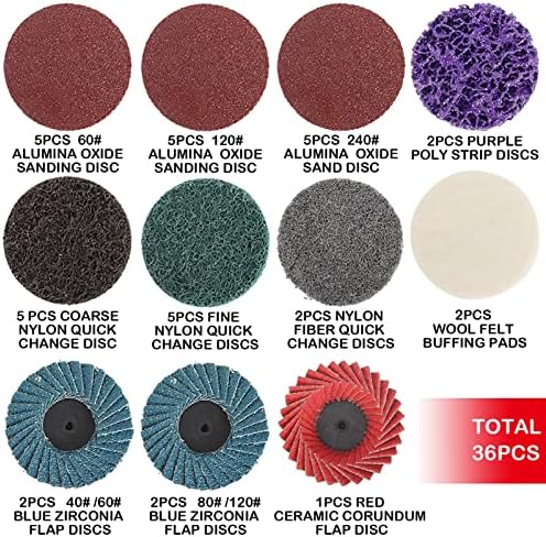 SI FANG 2 inch Mini Pneumatic Orbital Sander Air Grinder Polisher 2-in-1
