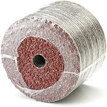 Mercer Industries 300016-4" x 5/8" Aluminum Oxide Resin Fiber Discs, 16 Grit (25 pack)