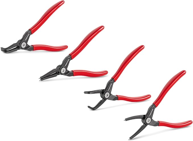TEKTON 7 Inch Retaining Ring Pliers Set, 4-Piece | PRR90005