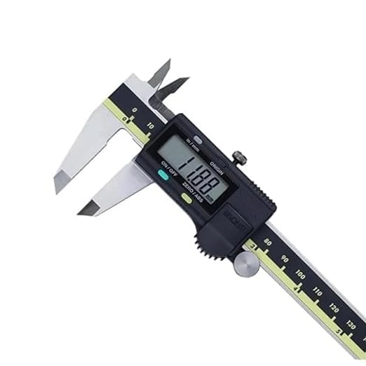 Mituttoyo 500-193-30 Caliper 12” (0-300 mm) - High Precision Absolute AOS Encoder with .0005”/0.01 mm Resolution - Durable Stainless Steel Caliper Measurement Tool