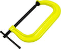 Wilton Hi-Vis C-Clamp, 8-1/4" Opening, 5" Throat, 6900 Lbs. Clamping Force (Model 408-SF)