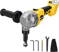 Cordless Metal Nibbler Compatible with DeWalt 20V Battery, 16-Gauge, 2000 SPM Variable Speed Brushless Motor, Ergonomic Handle, 2 Blades (1 Spare), for Stainless Steel/Aluminum/Mild Steel (Tool Only) | Brushless motor, extra-wide grip, debris collectio...