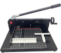 INTBUYING Paper Cutter Guillotine Style Heavy Duty Manual Stack Paper Trimmer Max 12.2in with Safety Protection for Home Office