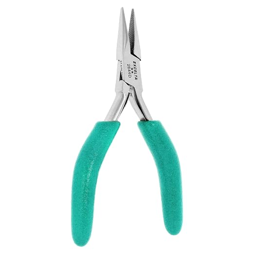 Excelta 2644D Small Chain Nose Pliers, Stainless Steel, 4.75 Inch