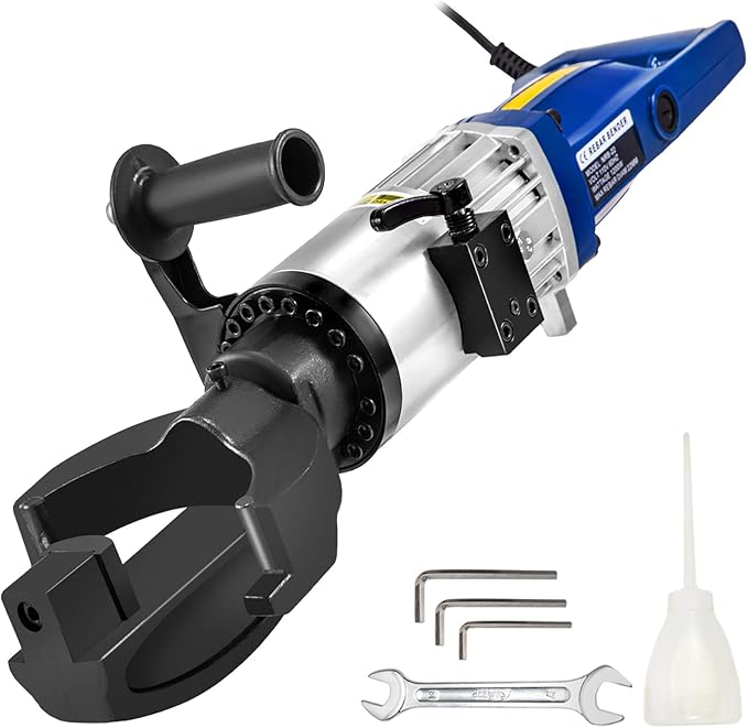 VEVOR Electric Hydraulic Rebar Bender, 1.2KW 0.9inch 22mm Hand Held Rebar Bender 110V Portable Electric Rebar Bender, within 5s