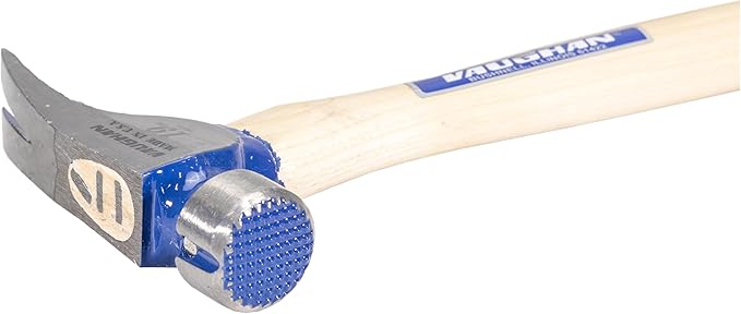 VAUGHAN CF2L California Framer Hammer, 19 oz Milled, Nail Starter, Made In The USA, VN11605
