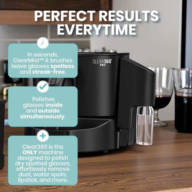 Clear360º Pro Glassware Polisher