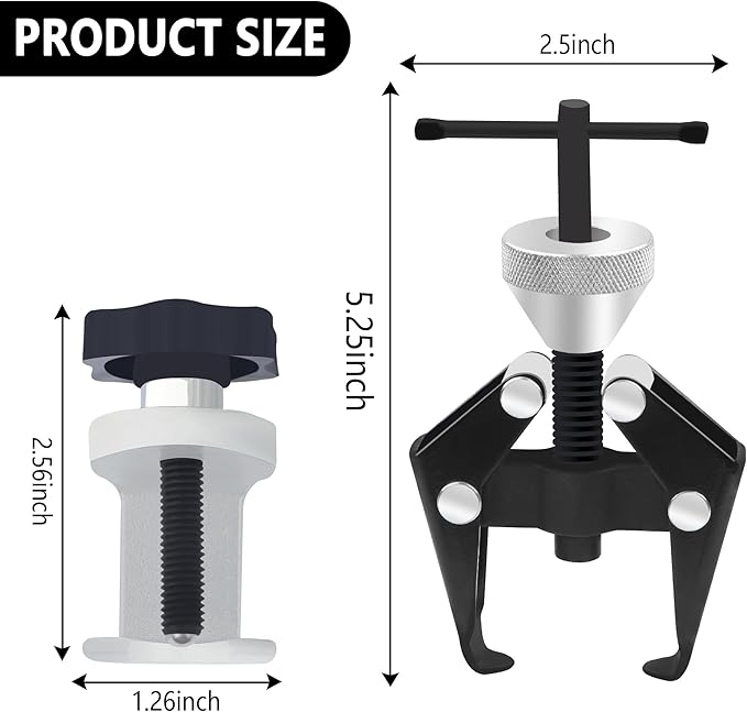 Stacool Windshield Wiper Arm Removal Tool Kit,Heavy Duty Wiper Arm Puller/Battery Terminal Puller,Universal Car Accessories Carbon Steel Small Bearing Puller for Most Car Truck SUV RV
