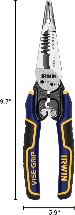 IRWIN VISE-GRIP Wire Stripper, 7 in 1 Multi-Function (IWHT84002)