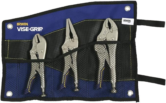 IRWIN VISE-GRIP Locking Pliers, Fast Release Kit, 3-Piece (IRHT82591)