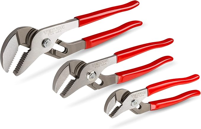 TEKTON Groove Joint Pliers Set, 3-Piece | 90394 | 7, 10, 13 in.