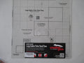 Creative Grids Log Cabin Trim Tool Two Quilt Ruler – CGRJAW2 – Made in USA, 12-1/2in x 12-1/2in, Non-Slip Grip Acrylic Quilting, Sewing, Crafting, Patchwork Ruler & Template