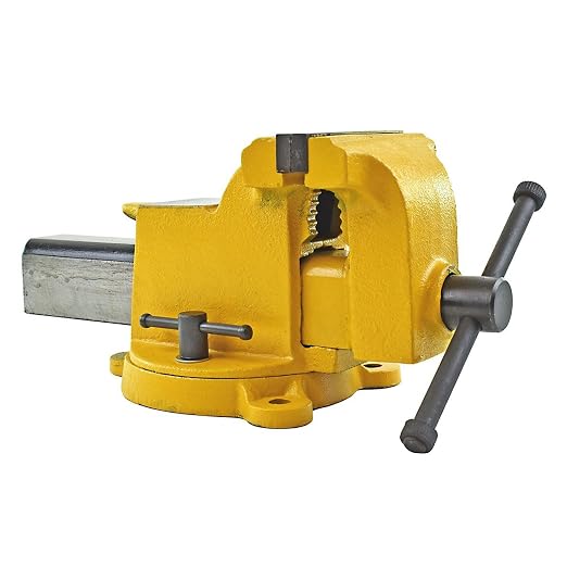 Yost Vises 904-HV 4" High-Visibility Heavy Duty Steel Bench Vise