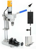 Mini Drill Press Table Compact And Portable Enhanced Model With High Torque, 440–880 Rpm Ideal For Woodworking, Pen Making, Metalworking, Epoxy Projects, Jewelry Making, Diy Crafts, Handicrafts