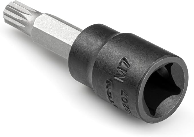 TEKTON 3/8 Inch Drive x M7 Triple Square Impact Bit Socket | SIB18207