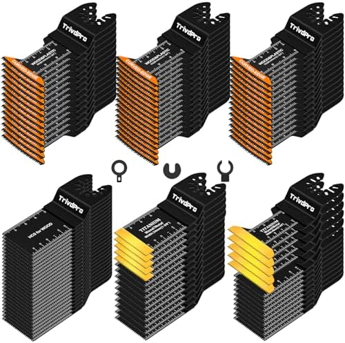 Multitool Blades Multi-Tool Blades Kits - TrivdPro 100pcs Oscillating Blade