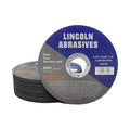 25 Pack 4.5" Cut-Off Wheels Lincoln Abrasives .040" Metal & Stainless Steel