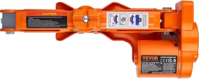 VEVOR Electric Car Jack, 3 Tons /6600 lbs 12V Electric Scissor Jack, Double Saddles with Remote Control, Portable Car Jack for Sedan, SUV, Truck Tire Change Replacement