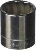Williams BM-1226 3/8 Drive Shallow Socket, 12 Point, 26mm