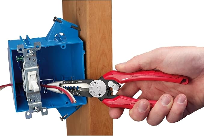 48-22-3079 Combination Pliers FOR Milwaukee 6 in 1 Wire Stripper Needle Nose Bolt Cutter Multi Function Hand Tool