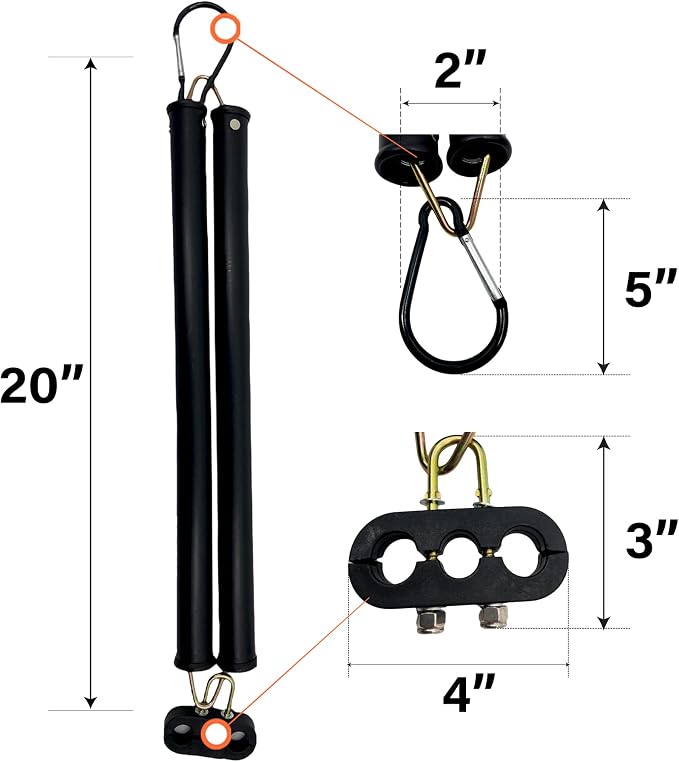 Torque 5 PCS 20" Double Tracker Tender Kit for 3-in-1 ABS Air Line