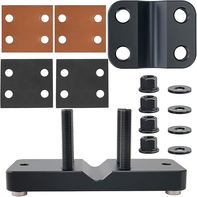 Professional Grade Heavy Duty Barrel Vise Tool, Universal Barrel Clamp Surface Protection Design (Black)