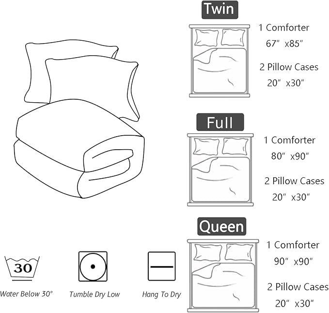Nttopship Geometric Green Black Comforter Set,Light Honeycomb 3 Piece Bedding Set King Size for Teen Boys,Modern Quilt Set Geometry Decor,Microfiber Lightweight 1 Comforter 2 Pillowcases All Season