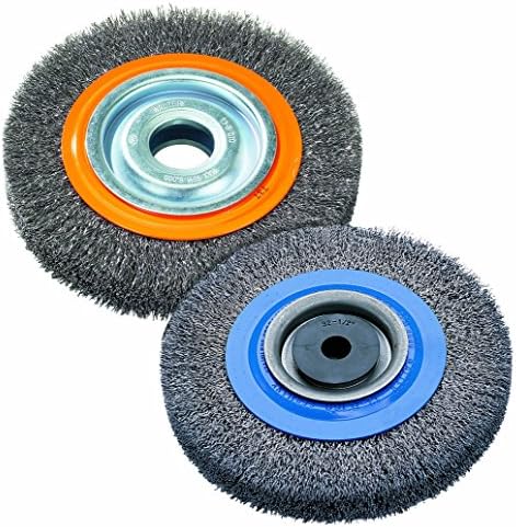 Walter 13B080 Wire Wheel Brush Crimped .0118" Tool Steel Wire 8" x 1"