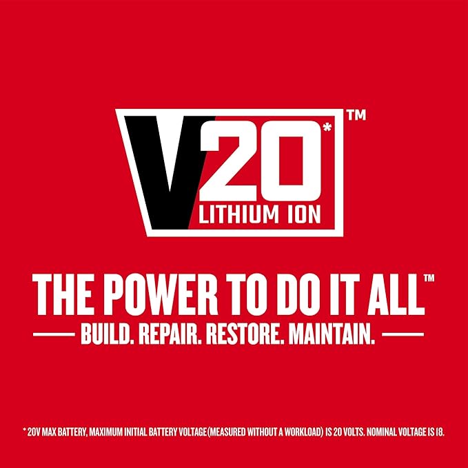 CRAFTSMAN V20 Cordless 6-Tool Combo Kit With Two 2.0 Ah Batteries and Charger (CMCK601D2)