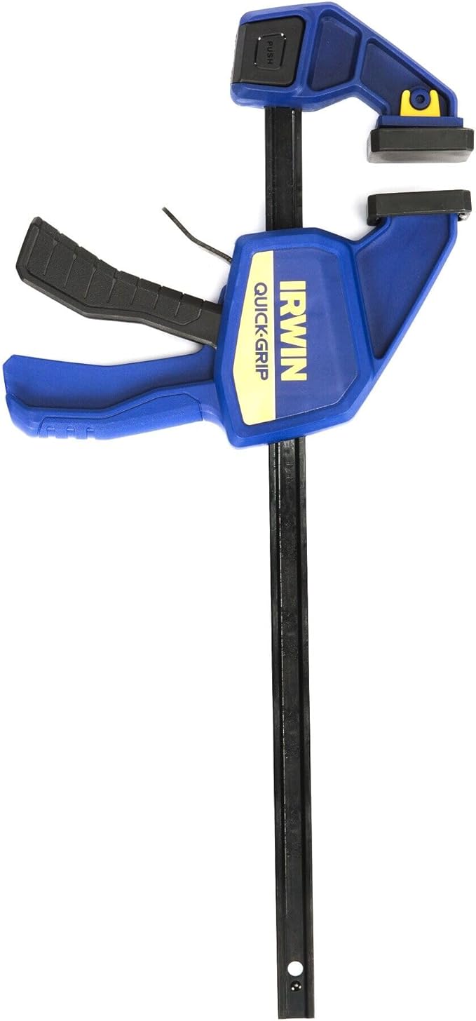 IRWINQUICK-GRIPOne-Handed Bar Clamp, Medium-Duty, 12", 1964718