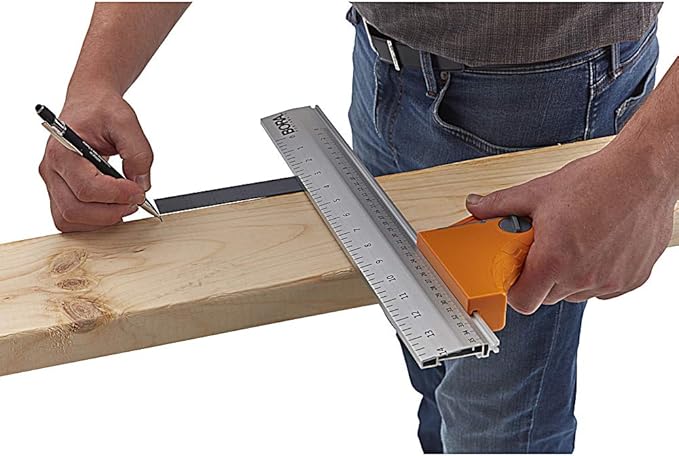 Bora 530416 QuickCut Circular Saw Guide with Rail & Angle Assist – All-in-One Woodworking Tool, 16" Durable Aluminum, (35.5cm) Guide Rail
