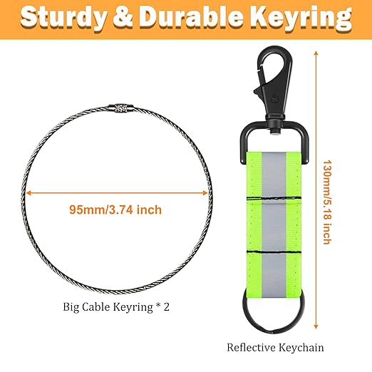 42 Heavy Equipment Key Master Set, Construction Machine Ignition Keys for CAT Caterpillar Volvo JCB JLG John Deere Hyster Komatsu Kubota Yanmar Daewoo Takeuchi Ford New Holland and More