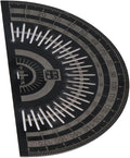 Black Stainless Steel Angle Protractor Precision Marking Protractor Angle Measure Tool Electroplated Woodworking Ruler Measuring Tool