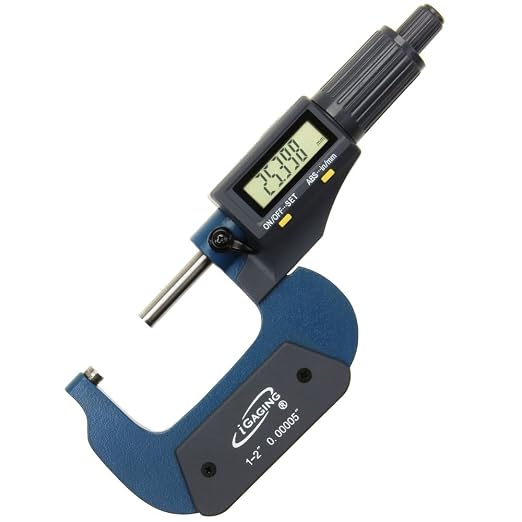 iGaging Digital Micrometer w Data Output 0-4"/0.00005"/0.001mm